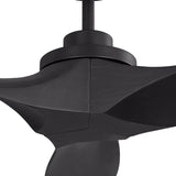 Heron Smart Ceiling Fan 70", Matte Black Oak