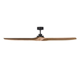 Heron Smart Ceiling Fan 70", Natural Oak and Matte Black