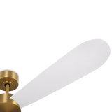 Willet Smart Ceiling Fan 60", Modern Brass and Matte White