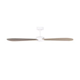 Willet Smart Ceiling Fan 60", Matte White and Bleached Oak