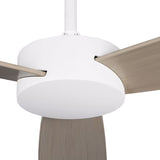 Willet Smart Ceiling Fan 60", Matte White and Bleached Oak