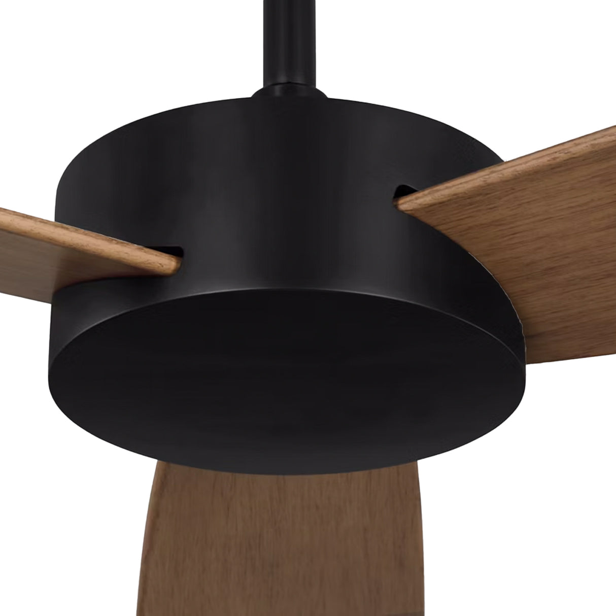 Willet Smart Ceiling Fan 60", Matte Black and Natural Oak