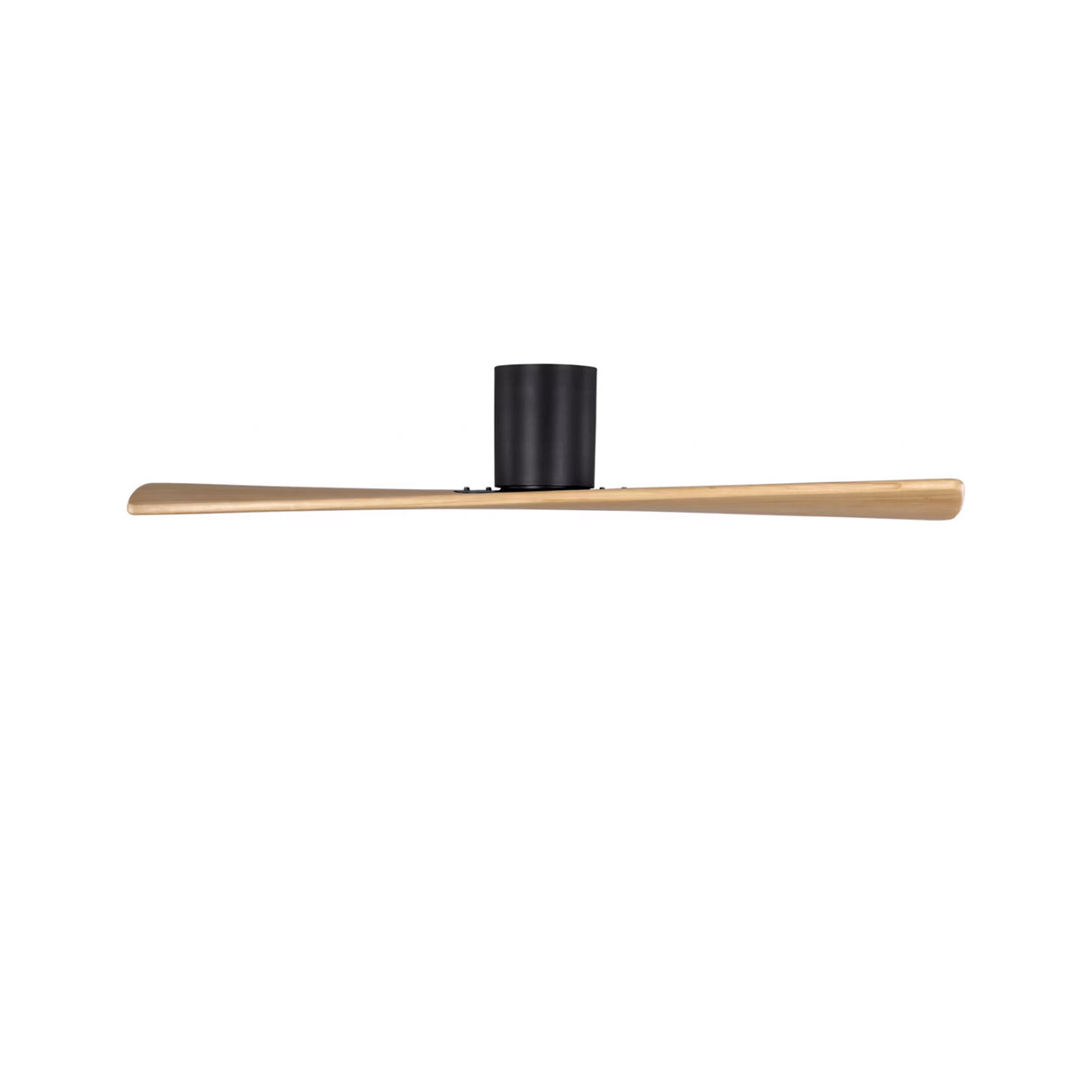 Finch Smart Ceiling Fan 52", Natural Oak and Matte Black