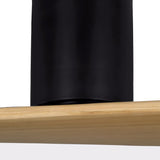 Finch Smart Ceiling Fan 52", Natural Oak and Matte Black