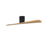 Finch Smart Ceiling Fan 52", Natural Oak and Matte Black