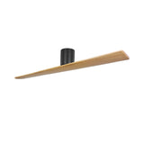 Finch Smart Ceiling Fan 60", Natural Oak and Matte Black