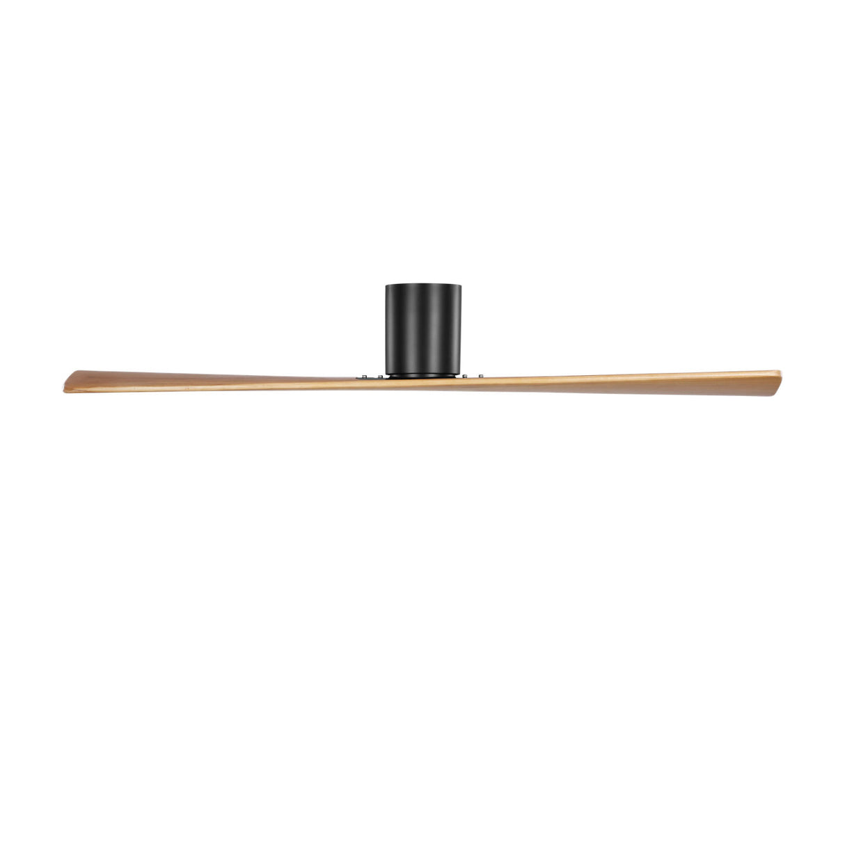 Finch Smart Ceiling Fan 60", Natural Oak and Matte Black