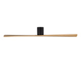 Finch Smart Ceiling Fan 72", Natural Oak and Matte Black