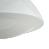 Lennox Small Semi-Flush 12", Vintage Bronze and Milk Glass
