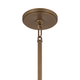 Lennox Small Pendant 12", Vintage Bronze and Milk Glass