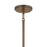 Lennox Medium Pendant 16", Vintage Bronze and Milk Glass