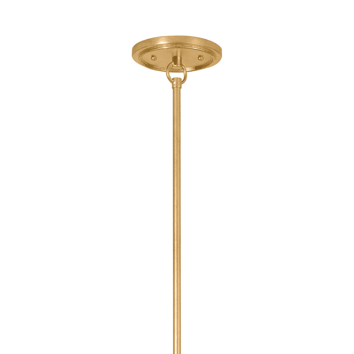 Thornton Chandelier 48", Gold Leaf and Natural