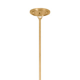 Thornton Chandelier 48", Gold Leaf and Natural