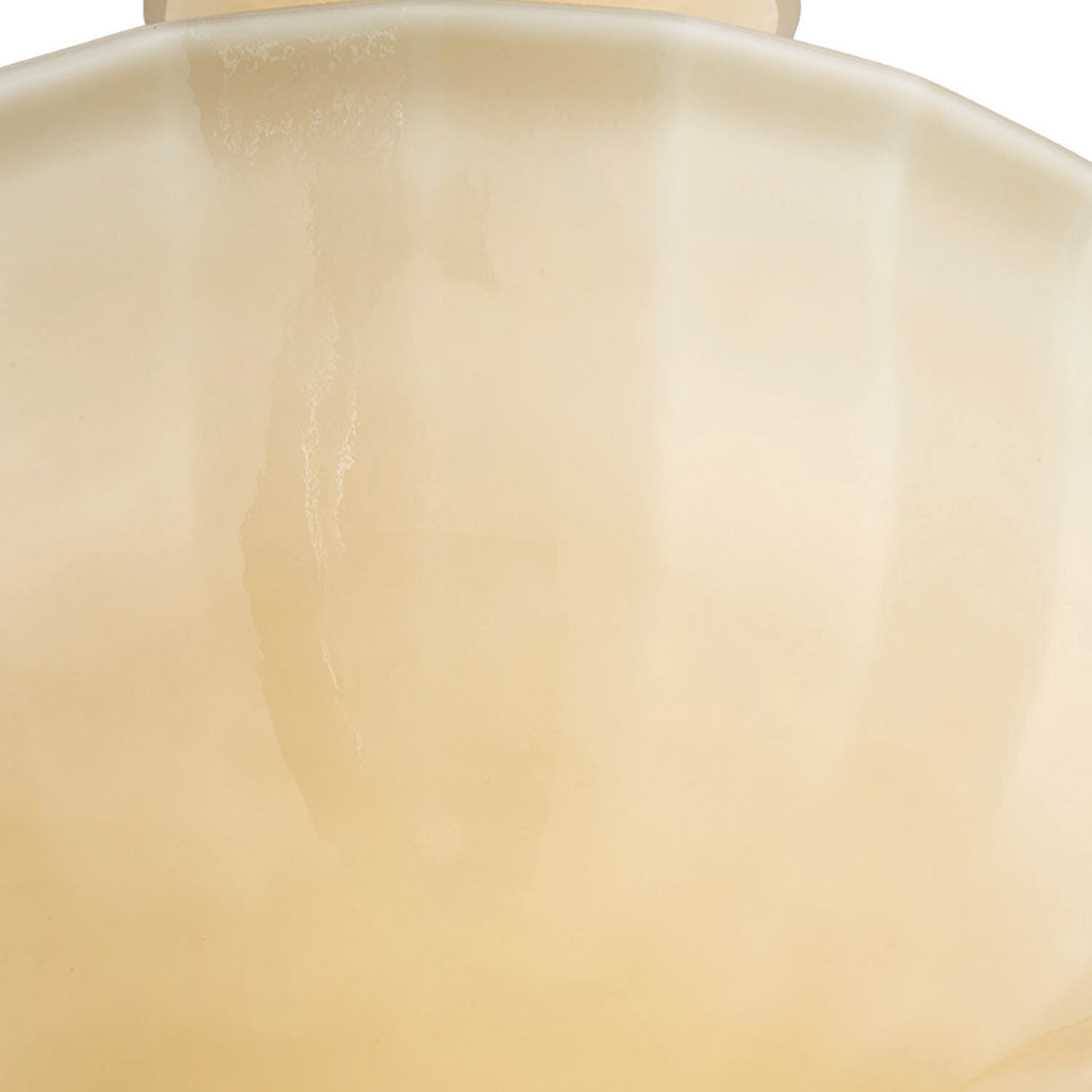 Cortland Semi-Flush 14", Champagne Glass and Aged Brass