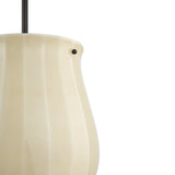 Cortland Medium Pendant 14", Champagne Glass and Distressed Bronze