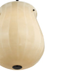 Cortland Medium Pendant 14", Champagne Glass and Distressed Bronze