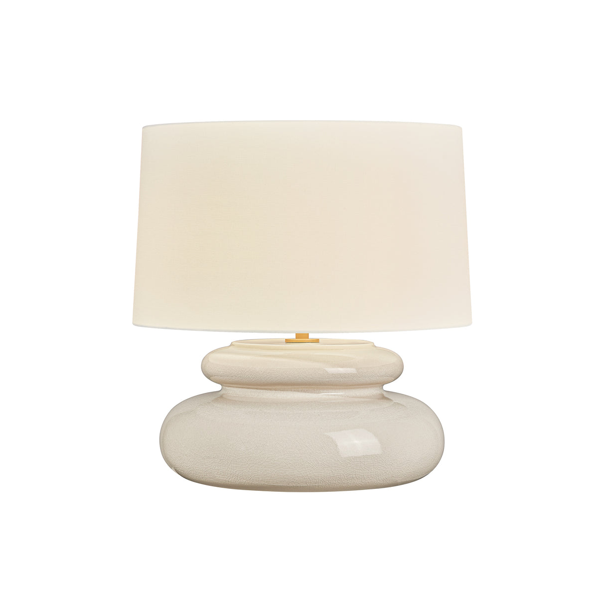 Ellsworth Table Lamp 20", Taupe Crackle Ceramic