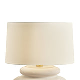 Ellsworth Table Lamp 20", Taupe Crackle Ceramic