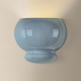 Ellsworth Wall Sconce 9", Blue Crackle Ceramic