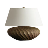 Calloway Table Lamp 16", Brown Patina Metal
