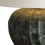 Calloway Table Lamp 23", Black Patina Metal
