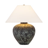 Calloway Table Lamp 23", Black Patina Metal