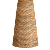 Arly Table Lamp 26", Natural Rattan