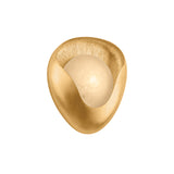 Jovie LED Wall Sconce 10", Textured Gold Leaf and Alabaster