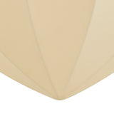 Chiya Large Pendant 21", Vintage Brass and White Silk
