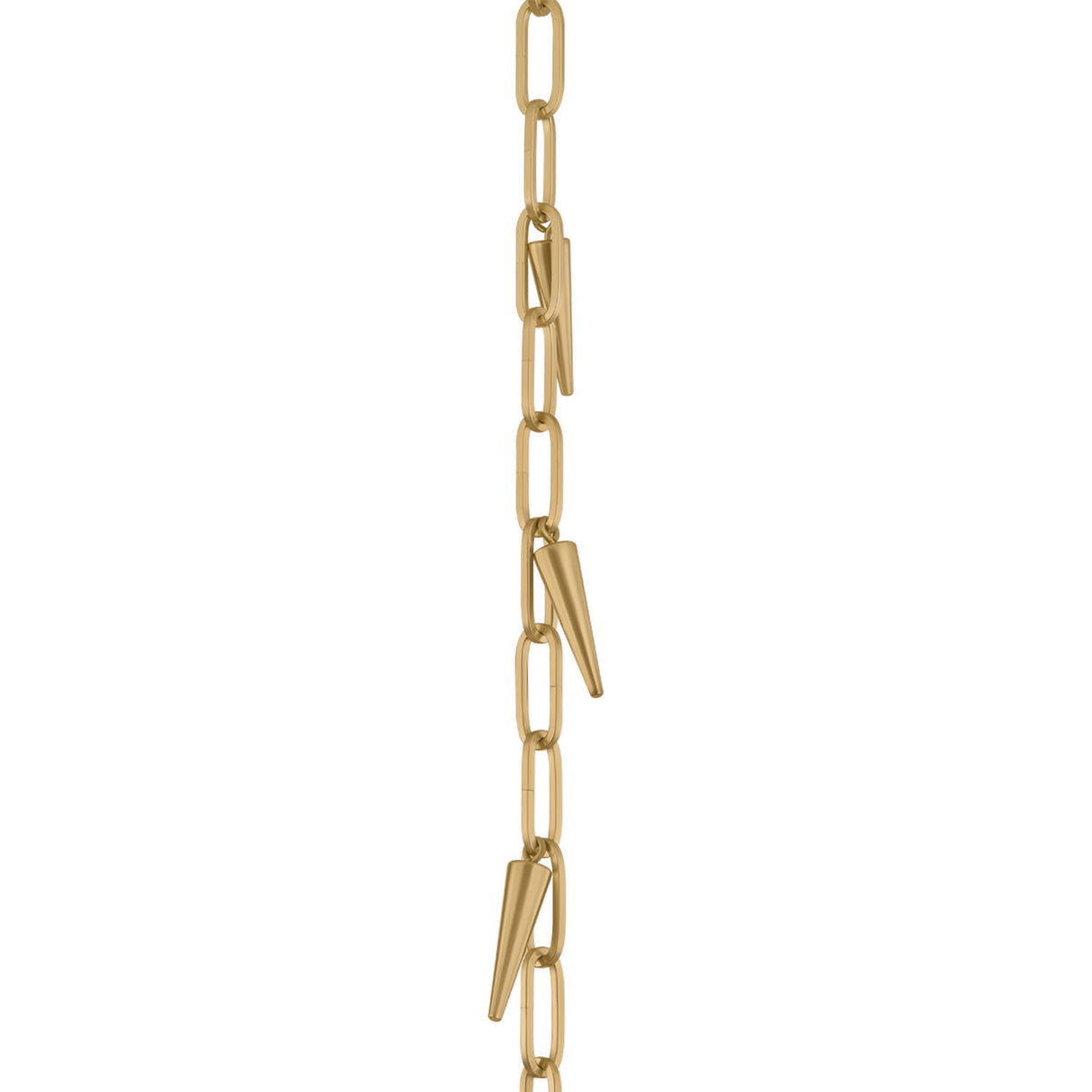 Chiya 3 Light Chandelier 44", Vintage Brass and White Silk