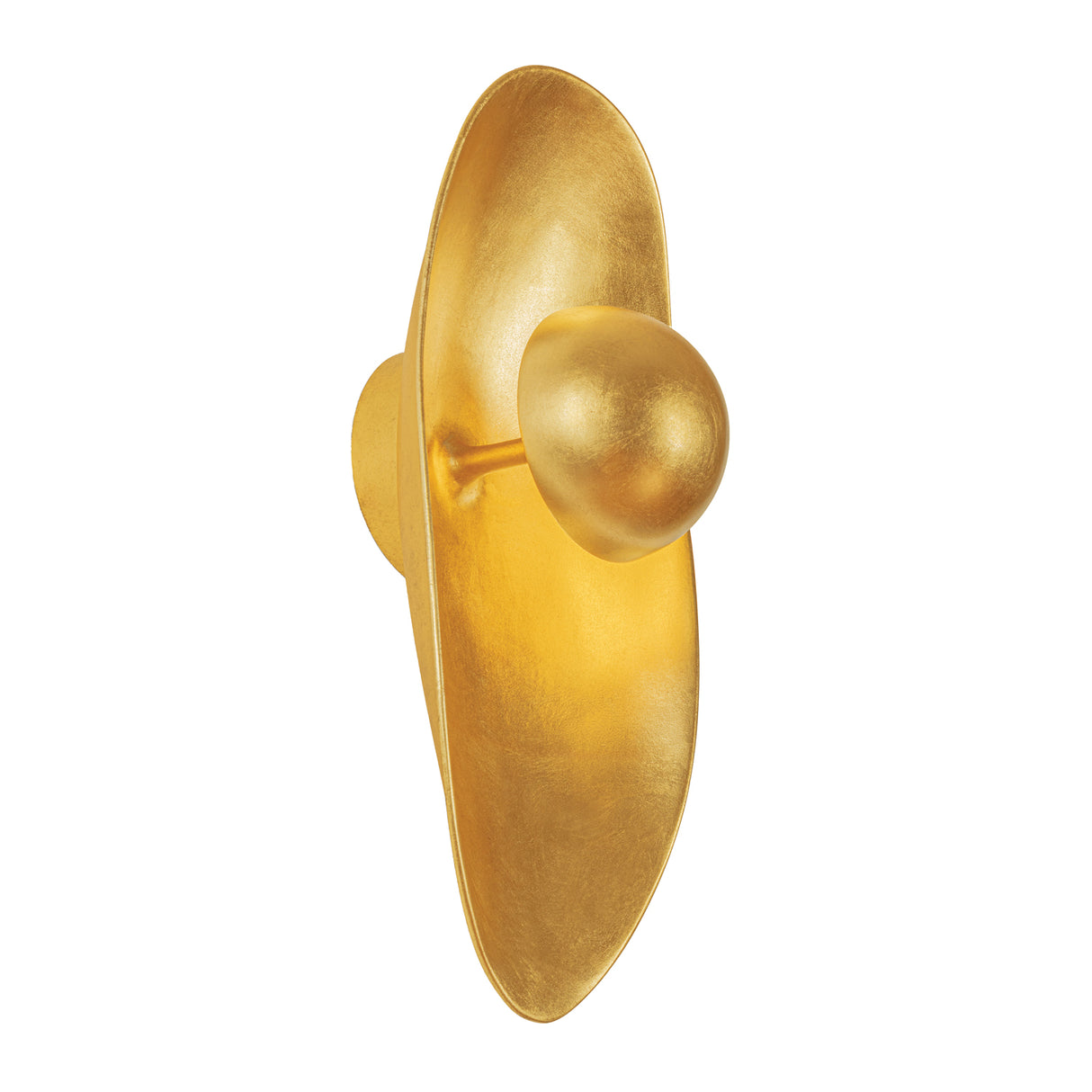 Syon LED Wall Sconce 19", Gold Leaf
