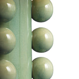 Tavia Table Lamp 26", Sage Crackle Ceramic and Aged Brass