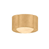 Wilona Extra Small LED Flush Mount 6", Gold Leaf and Alabaster