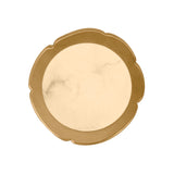 Wilona Medium LED Flush Mount 15", Gold Leaf and Alabaster
