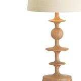Hamish Table Lamp 29", Natural Oak