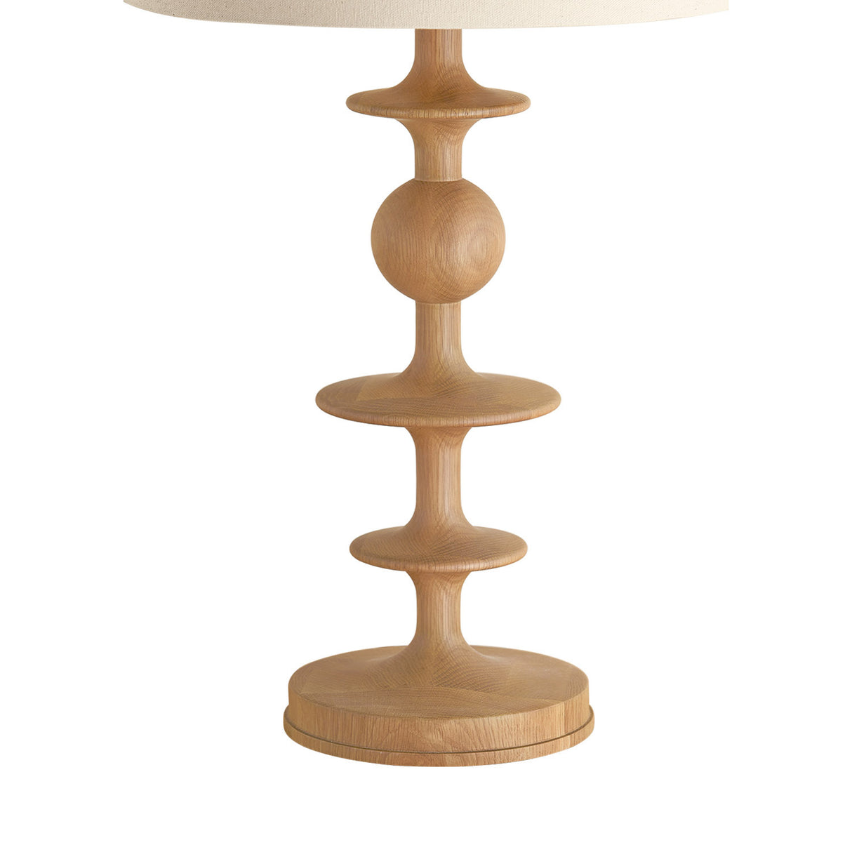 Hamish Table Lamp 29", Natural Oak