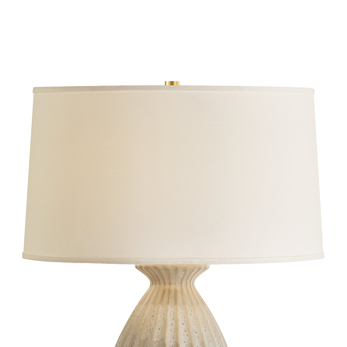 Lisette Table Lamp 30", Taupe Ceramic Glaze