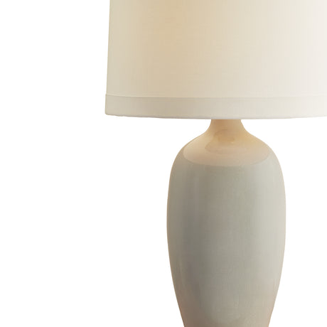 Lucasta Table Lamp 31", Light Gray Crackle