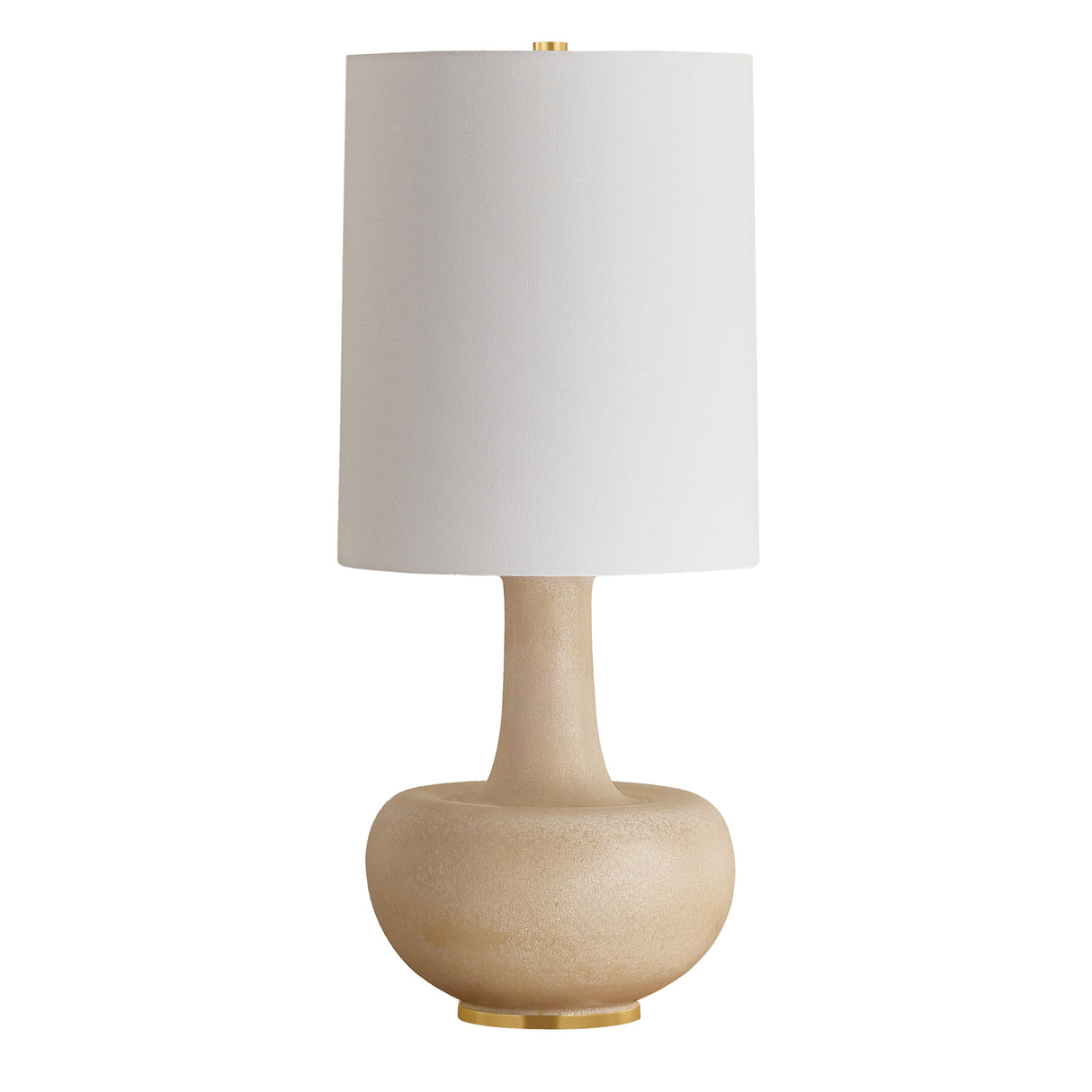 Viviana Table Lamp 28", Biscotti Glaze