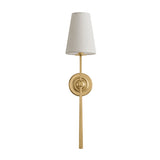 Ashlin Wall Sconce 26", Vintage Brass