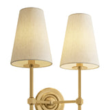 Ashlin Double Wall Sconce 23", Vintage Brass