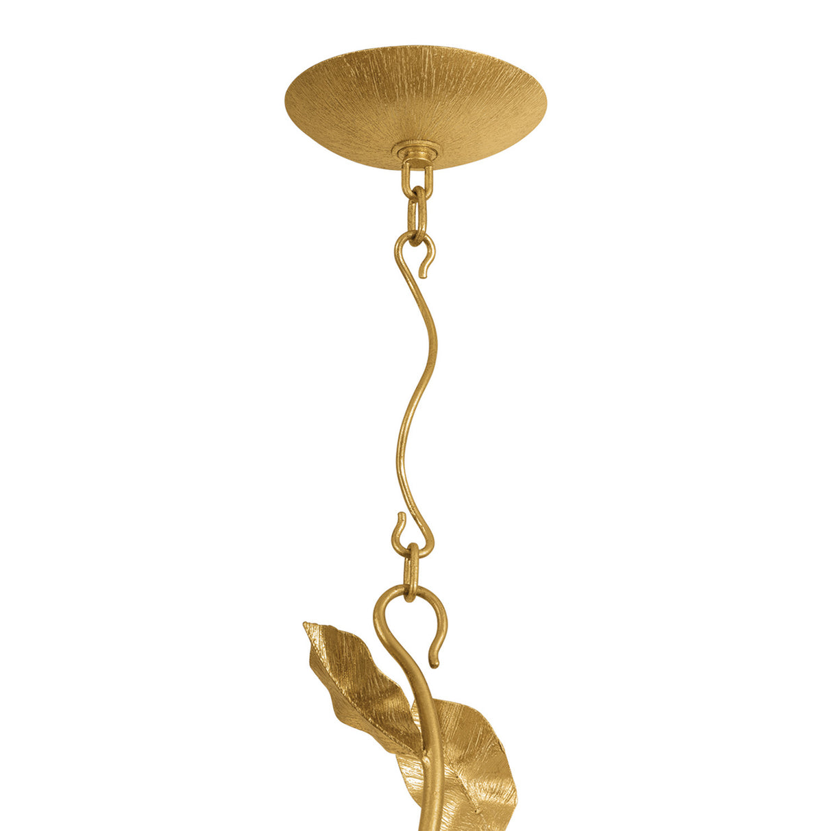 Radella 8 Light Chandelier 52", Gold Leaf