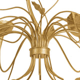 Radella 8 Light Chandelier 52", Gold Leaf
