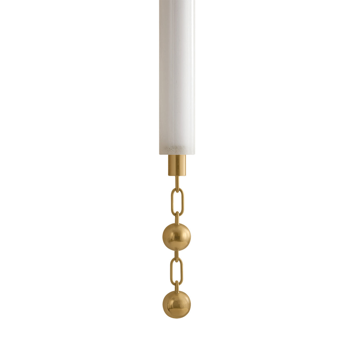 Nicolette LED Wall Sconce 35", Vintage Brass and Seeded Cloud Glass