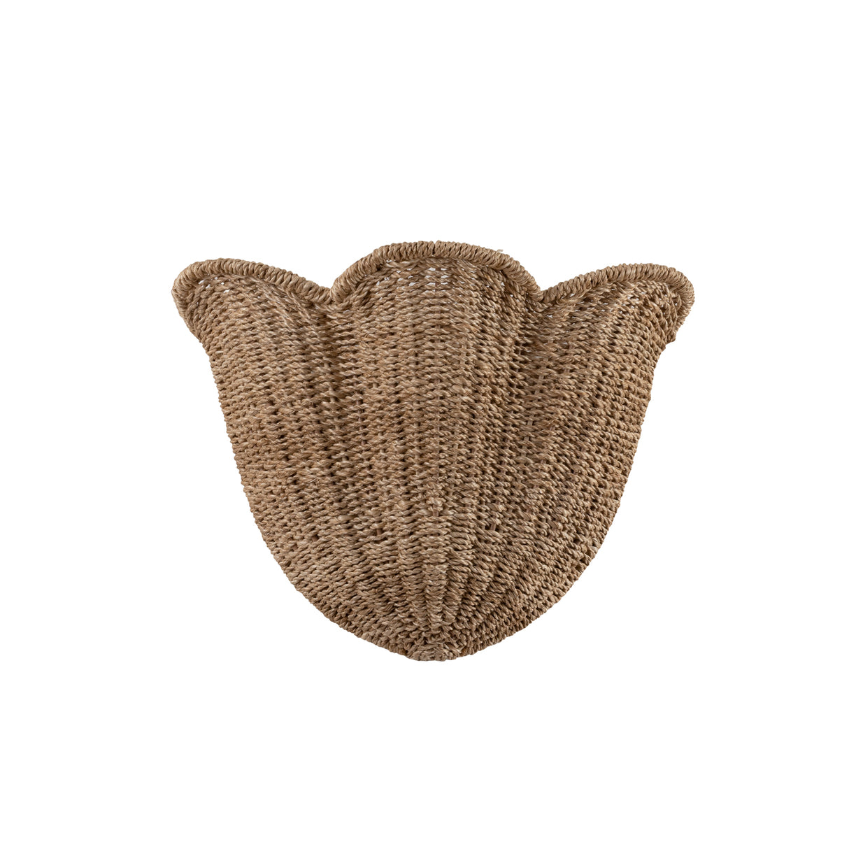 Candela Wall Sconce 10", Gold Leaf and Natural Jute