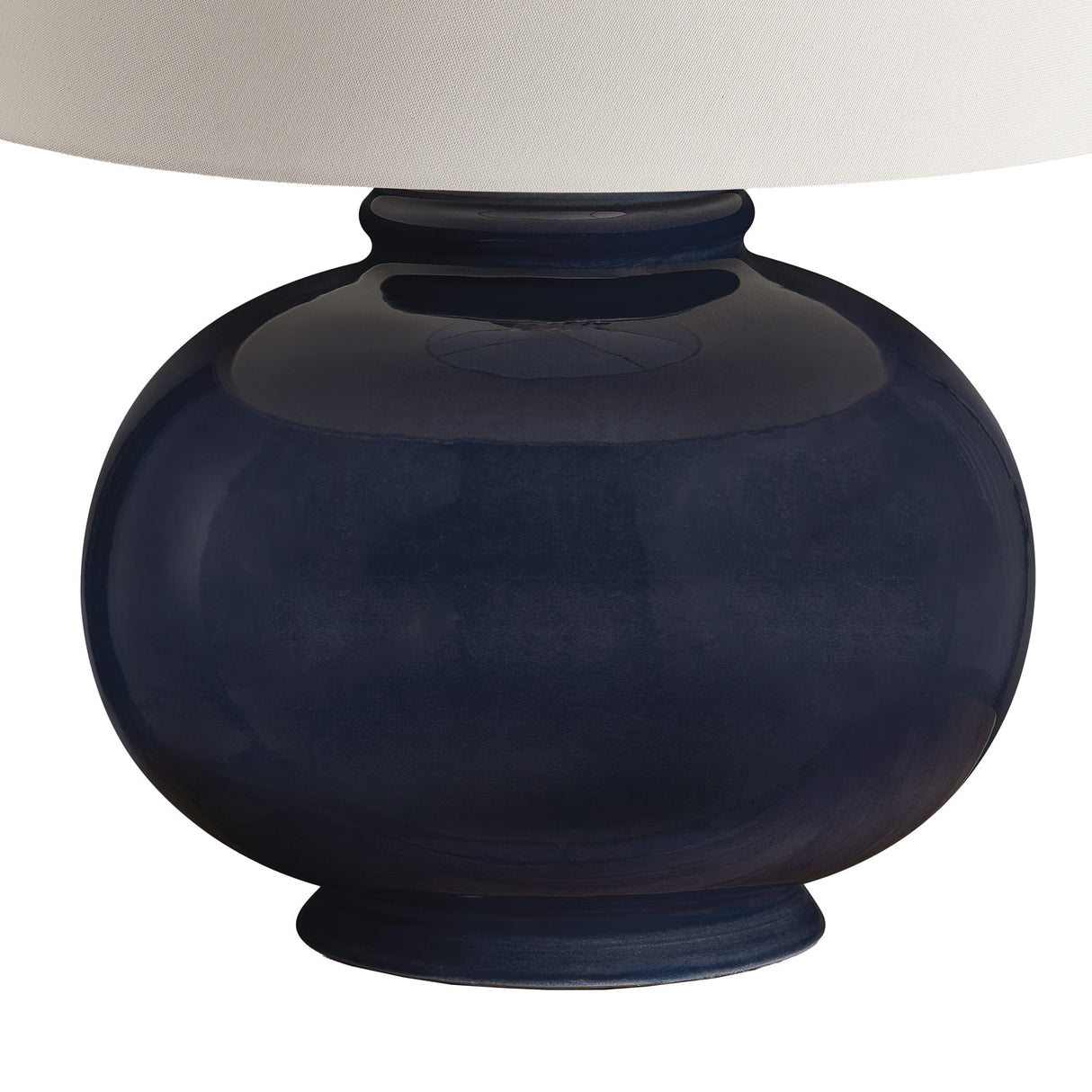 Caris Table Lamp 22", Navy Glaze