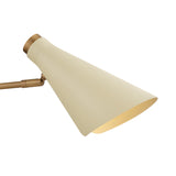 Ralph 5 Light Chandelier 69", Vintage Brass with Soft Sand