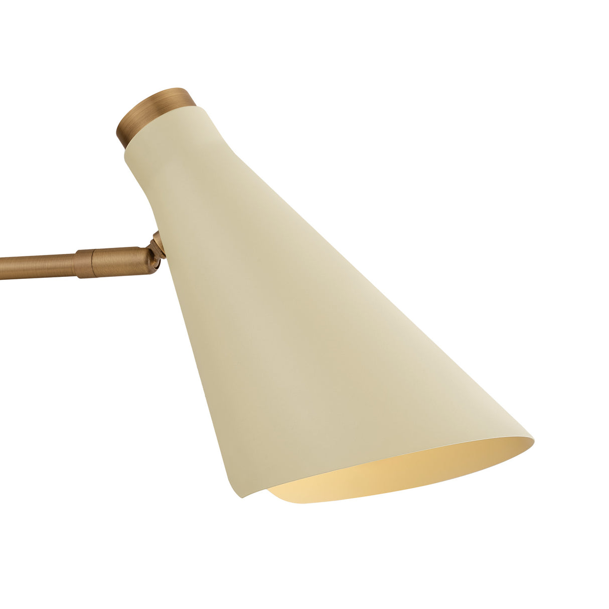 Ralph 3 Light Chandelier 49", Vintage Brass with Soft Sand