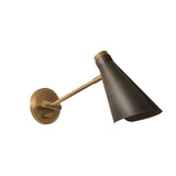 Ralph Adjustable Wall Sconce 15", Vintage Brass with Bronze