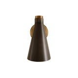 Ralph Adjustable Wall Sconce 15", Vintage Brass with Bronze